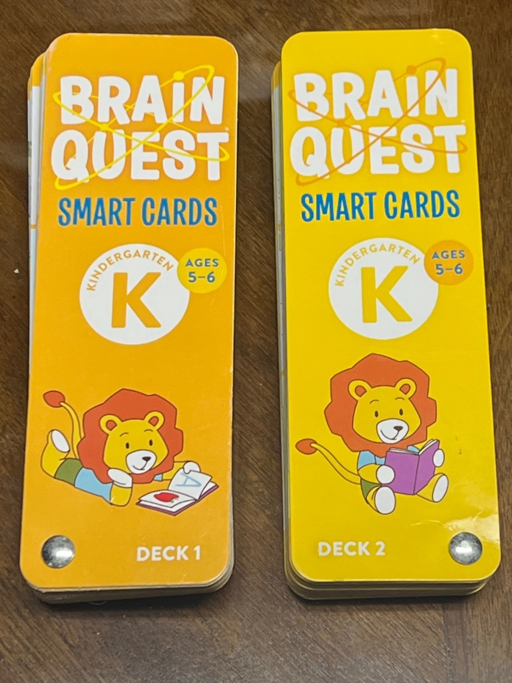 Brain Quest Smart Cards - Kindergarten (Decks 1 & 2)
